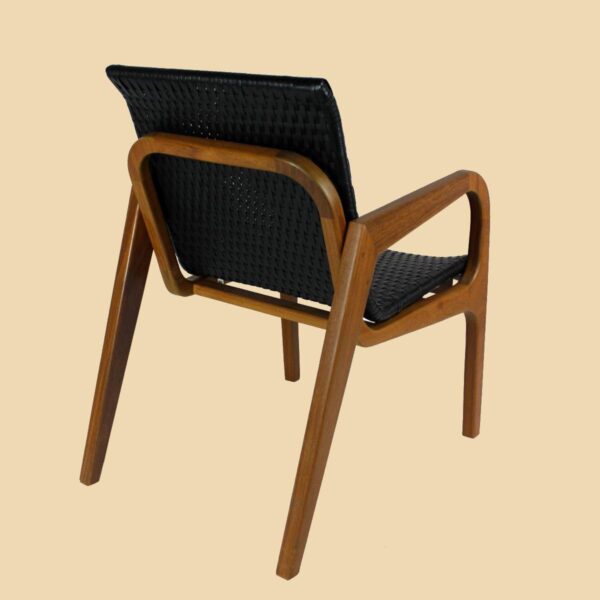 cadeira zurique em fibra sintetica ou tela sling costas