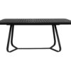 Mesa de Jantar Boston Retangular, estrutura em Alumínio com tampo ripado - 6 Lugares.