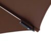 Ombrelone Vittoria de Haste Central 100% Aluminio com Led 2,70m - Imagem 6