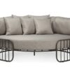Chaise Catimbaú com acolchoados e estrutura de alumínios.