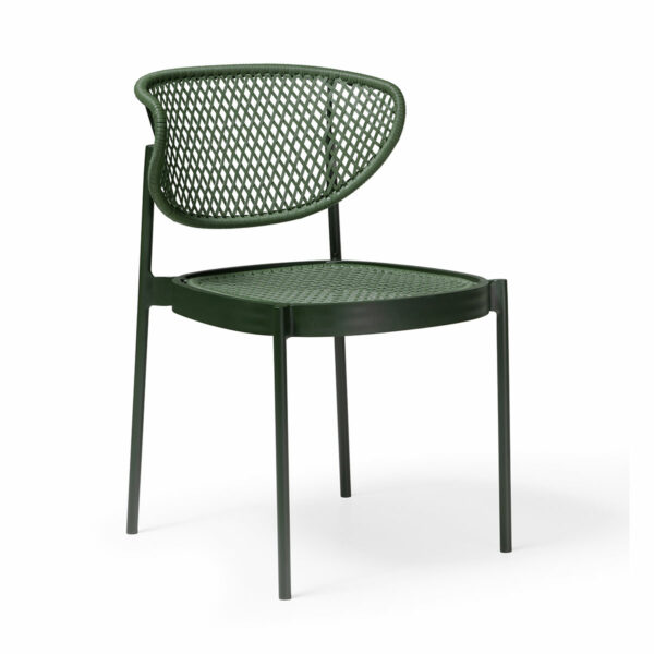 Cadeira Flecheiras - Conforto e Elegância com Estrutura de Alumínio, Fibra Sintética e Futton de Tecido Quaker Decor