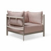 Poltrona Beira-Mar - Conforto e Estilo com Estrutura de Alumínio e Estofados Quaker Decor