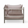 Poltrona Beira-Mar - Conforto e Estilo com Estrutura de Alumínio e Estofados Quaker Decor